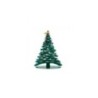 Árvore de Natal Decorativa 45cm - Bark for Christmas Prata - Alessi