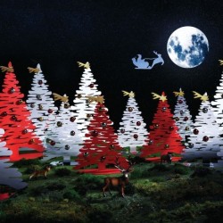 Árvore de Natal Decorativa 45cm - Bark for Christmas Prata - Alessi