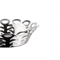 Perforated Stainless Steel Fruit Bowl – Vimini – Alessi