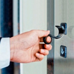 Abre-Portas Sem Contacto - StaySafe Prateado - Alessi