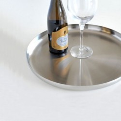 Tabuleiro Redondo Preto - Extra Ordinary Metal - Alessi