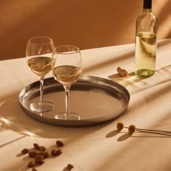Tabuleiro Redondo Preto - Extra Ordinary Metal - Alessi