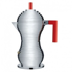 Cafeteira para Café Expresso 70ml - Pulcina Cinza E Preto - Alessi