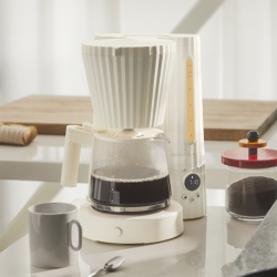 Máquina de Café de Filtro Preto - Plissé - Alessi