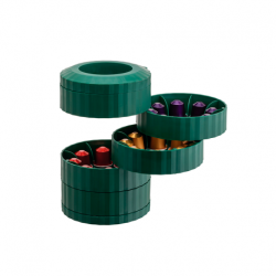 Porta-Cápsulas Preto - Plissé Break - Alessi