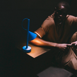Lampe portable rechargeable noire - Tsumiki - Alessi