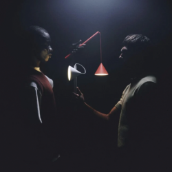 Portable Rechargeable Black Lamp - Tsumiki - Alessi
