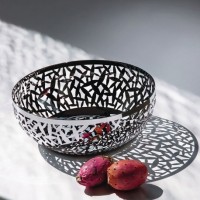 Perforierte Obstschale – Cactus! Edelstahl – Alessi