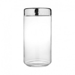 Frasco com Tampa Hermética 1lt - Dressed Prata - Alessi