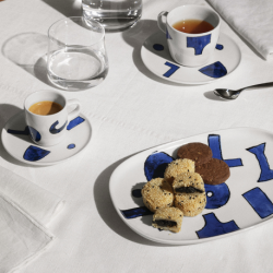 Plat ovale 25 cm - Yunokiware Blanc - Alessi