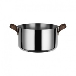 Tacho com Pegas 1,3lt - Edo Inox - Alessi