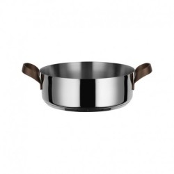 Tacho Baixo com Pegas 3,25lt - Edo Inox - Alessi