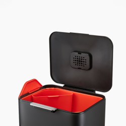 Balde do Lixo 60L Inox - Totem Max - Joseph Joseph