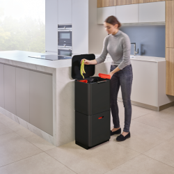 Balde do Lixo 60L Inox - Totem Max - Joseph Joseph