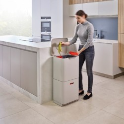 Balde do Lixo 60L Inox - Totem Max - Joseph Joseph