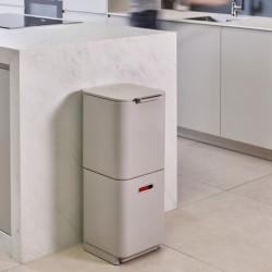 Balde do Lixo 40L Inox - Totem Compact - Joseph Joseph