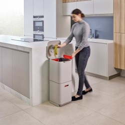 Balde do Lixo 40L Inox - Totem Compact - Joseph Joseph