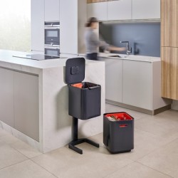 Balde do Lixo 40L Inox - Totem Compact - Joseph Joseph