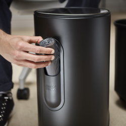 Caixote de Lixo com Pedal 30L Preto - Arc - Joseph Joseph