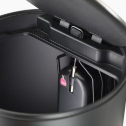 Caixote de Lixo com Pedal 30L Preto - Arc - Joseph Joseph