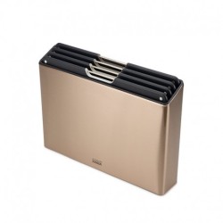 Conj. 4 Tábuas de Corte com Caixa Inox - Folio Steel - Joseph Joseph