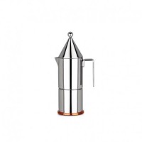 Cafetera espresso - La Conica en acero inoxidable - Officina Alessi