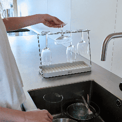 Folding Wine Glass Drying Rack - DrySmart | Joseph Joseph