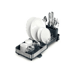 Escurreplatos Compacto - Extend Slim Steel | Joseph Joseph