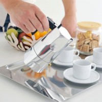 Cafeteira para Café Expresso - Ossidiana Inox - Alessi