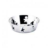 Corbeille à fruits ronde - Girotondo Inox - A di Alessi