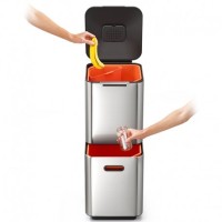 Stainless Steel Trash Can – Totem Compact – Joseph Joseph