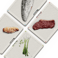 Set aus 4 Schneidebrettern mit Etui – Folio Steel | Joseph Joseph