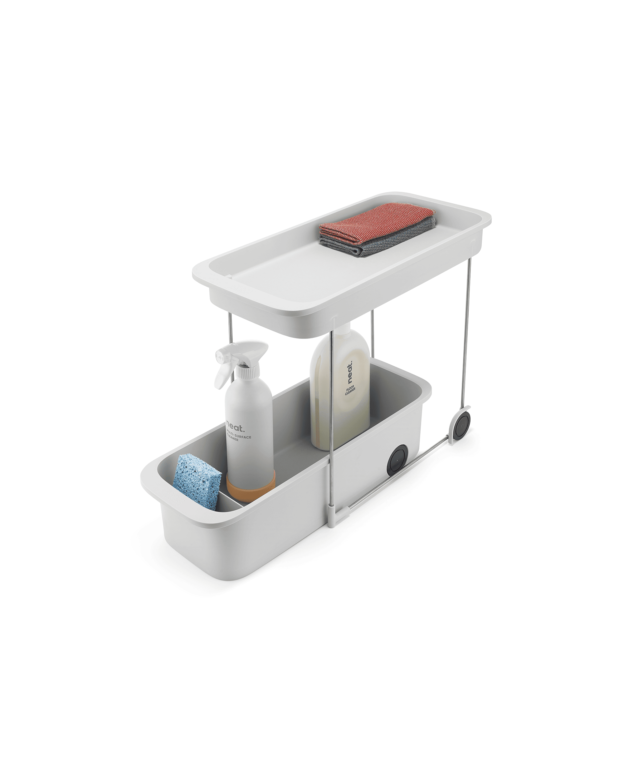 Organizador Armário 2 Níveis com Rodas - CupboardStore | Joseph Joseph