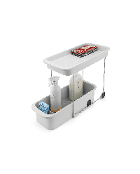 Organizador Armário 2 Níveis com Rodas - CupboardStore | Joseph Joseph