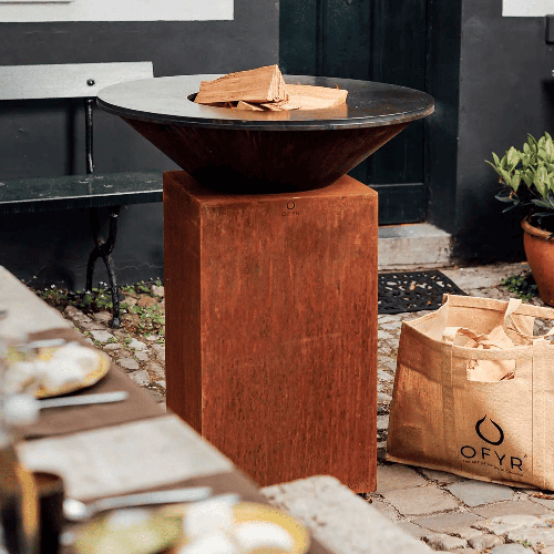 Classic+ Corten 85 Wood-Fired Barbecue | OFYR