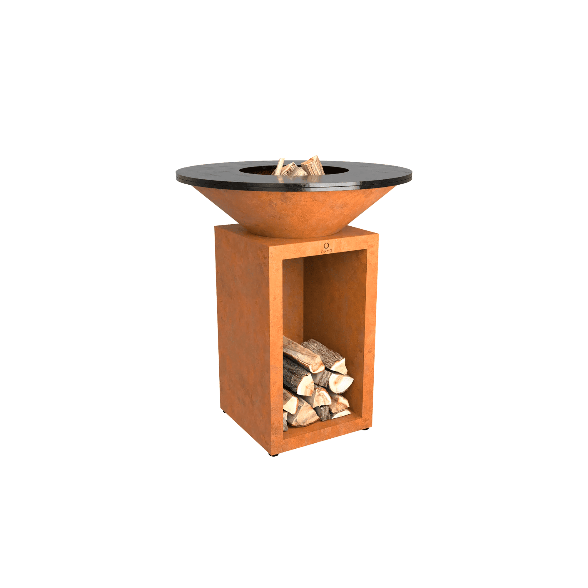Barbecue à bois Classic+ Storage Corten | OFYR