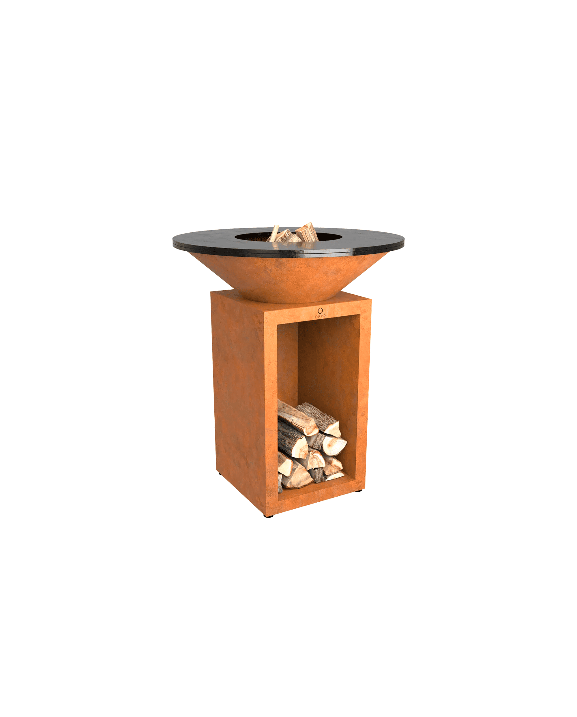 Barbecue a Lenha Classic+ Storage Corten | OFYR
