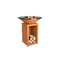 Wood-Fired Barbecue Classic+ Storage Corten | OFYR