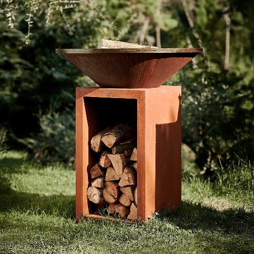 Holzgrill Classic+ Storage Corten | OFYR