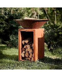 Barbecue a Lenha Classic+ Storage Corten | OFYR