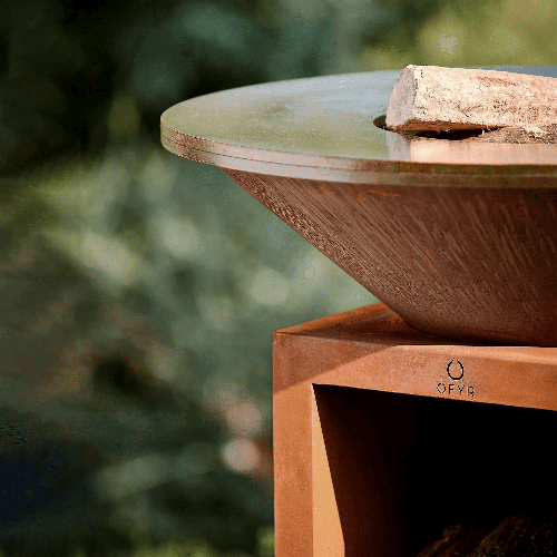Wood-Fired Barbecue Classic+ Storage Corten | OFYR