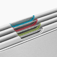 Set de 4 tablas de cortar con estuche de acero inoxidable - Folio Steel - Joseph Joseph