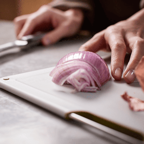Set mit 4 Schneidebrettern und Edelstahlbox – Folio Steel – Joseph Joseph