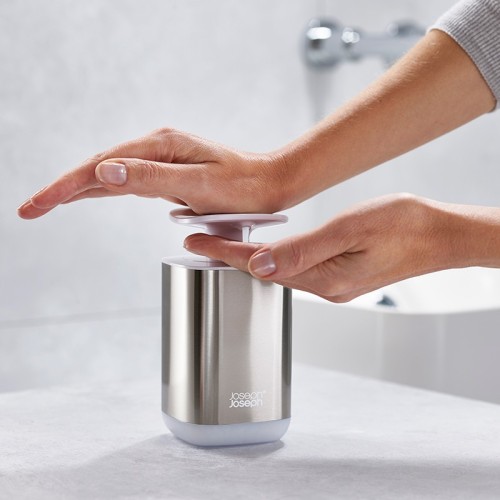 Dispensador de Sabonete – Cinza – Presto Inox – Joseph Joseph