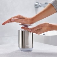 Dispensador de Sabonete – Cinza – Presto Inox – Joseph Joseph