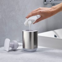 Dispensador de Sabonete – Cinza – Presto Inox – Joseph Joseph