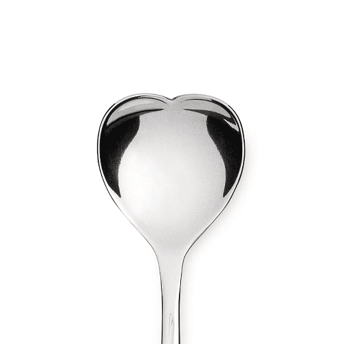 Conjunto de 6 Colheres para Gelado – Inox – Big Love – A Di Alessi