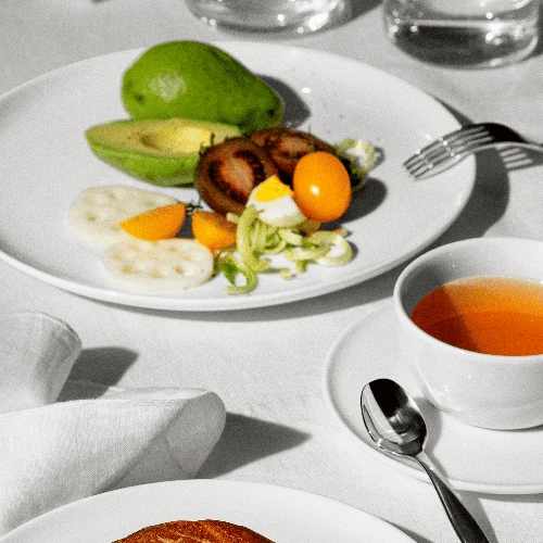 Set of 4 Dessert Plates – White – Itsumo – Alessi