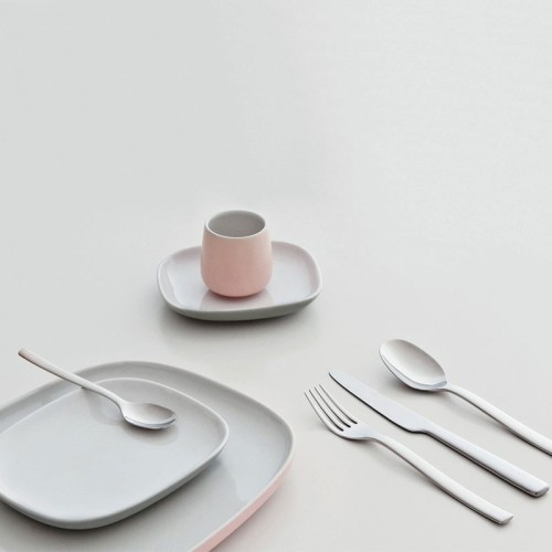 Lot de 6 fourchettes – Argenté – Ovale – Alessi