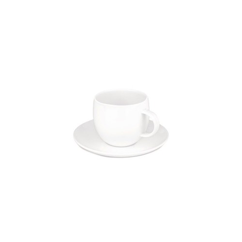 Set of 4 Saucers for Mochaccino Cups – White – All-Time – A di Alessi